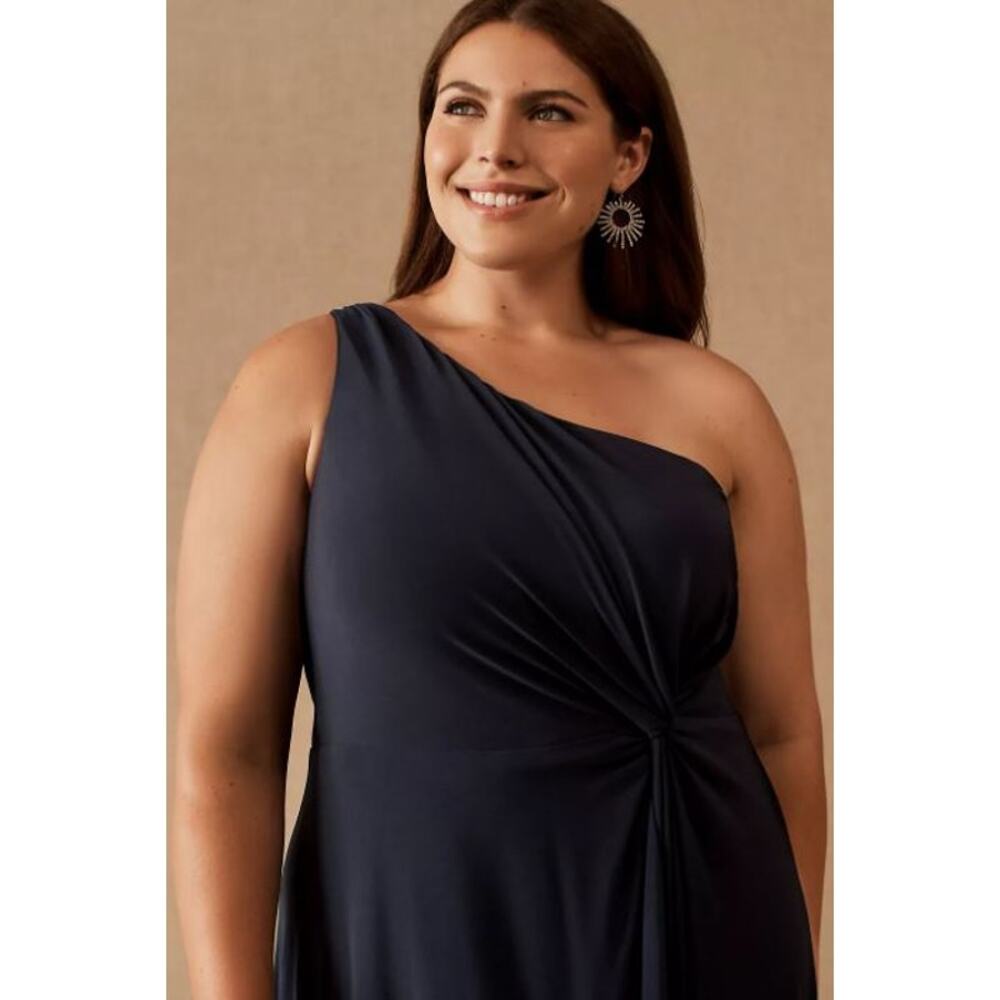 BHLDN Brixen Dress Dark Emerald - Size 16 - Picture 6 of 12